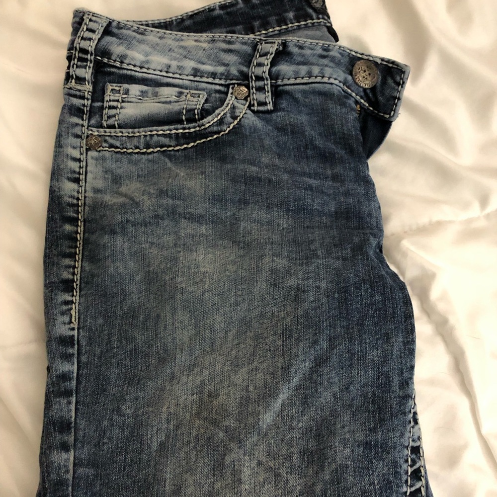 Silver jeans